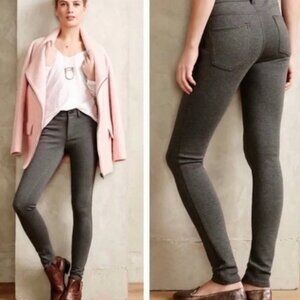 Anthropologie Pilcro And The Letterpress Serif Stretch Pant Leggings 26 EUC
